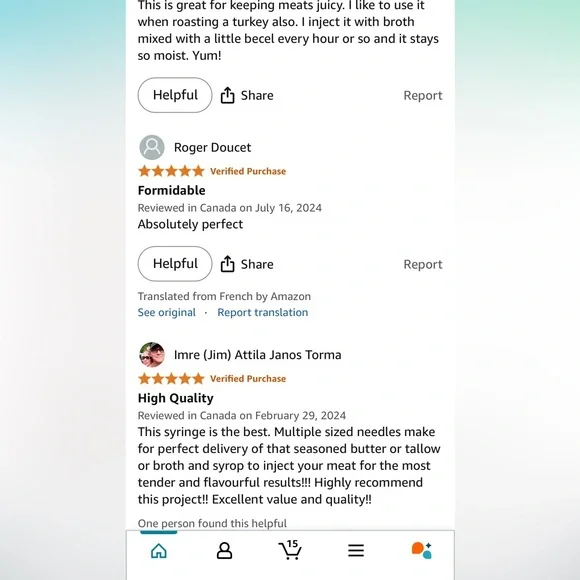 Meat Injector Kit BBQ Master - Picture 9 of 9